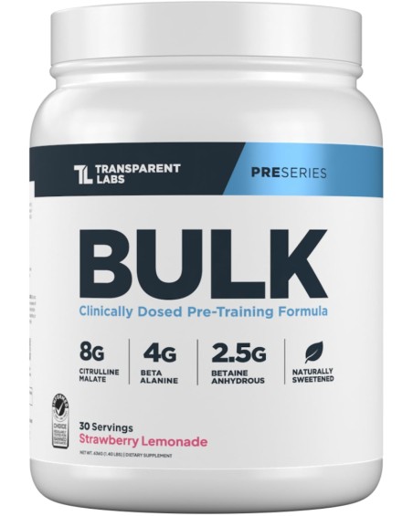 Transparent Labs Bulk Pre-Workout